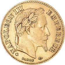 Coin, France, Napoleon III, 10 Francs, 1862, Paris, EF(40-45), Gold, KM:800.1
