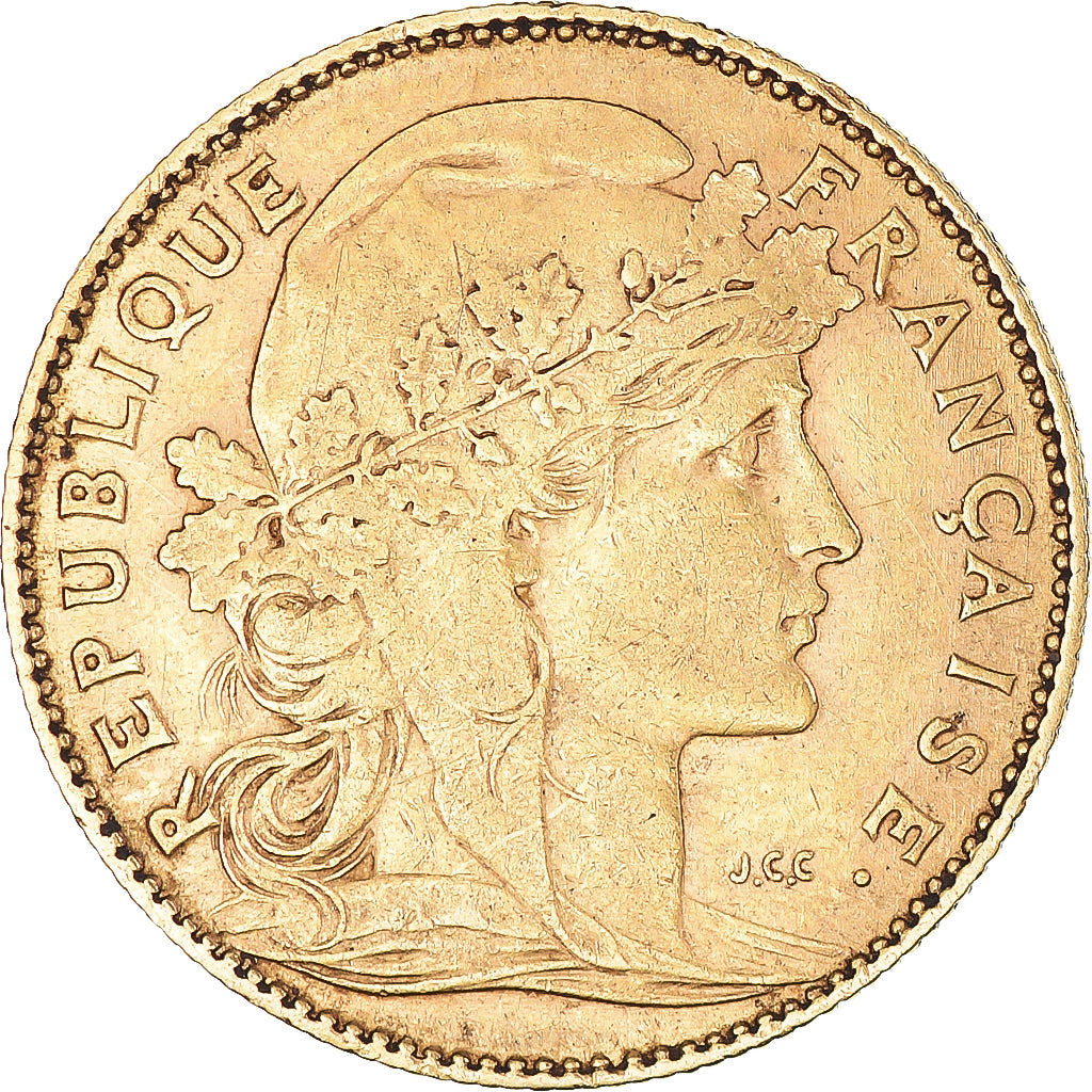 Coin, France, Marianne, 10 Francs, 1899, Paris, EF(40-45), Gold, KM:846