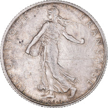 Moneda, Francia, Semeuse, 2 Francs, 1915, Paris, EBC, Plata, KM:845.1, Le