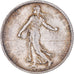 Moneta, Francja, Semeuse, 2 Francs, 1916, Paris, AU(55-58), Srebro, KM:845.1