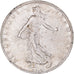 Coin, France, Semeuse, 2 Francs, 1917, Paris, AU(55-58), Silver, KM:845.1