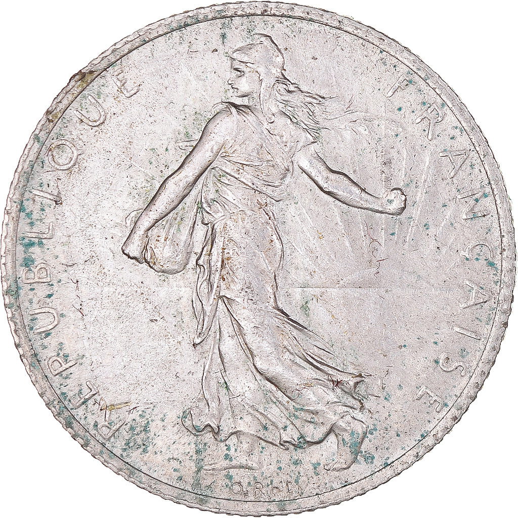Münze, Frankreich, Semeuse, 2 Francs, 1914, Castelsarrasin, VZ, Silber