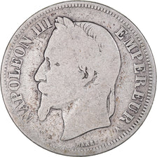 Moneta, Francja, Napoleon III, 2 Francs, 1866, Paris, VG(8-10), Srebro