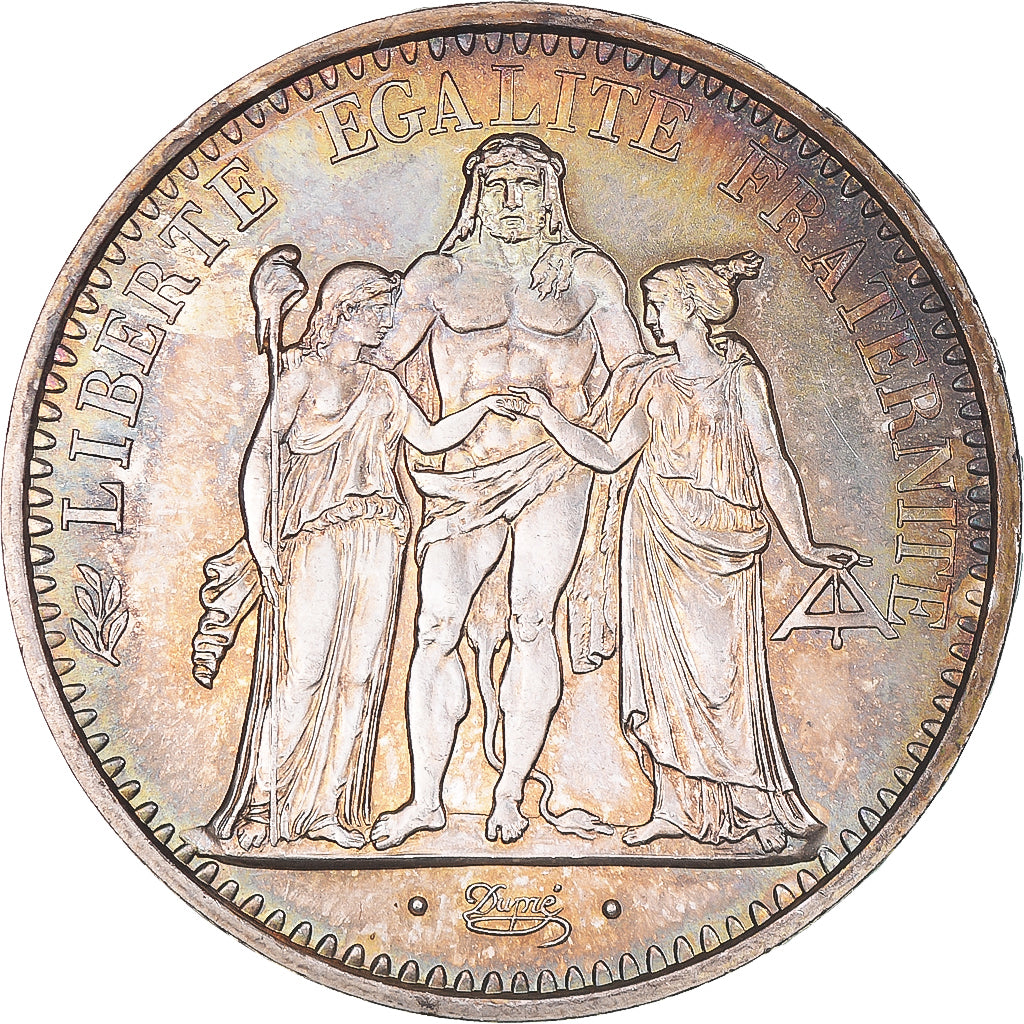 Coin, France, Hercule, 10 Francs, 1971, Paris, MS(63), Silver, KM:932