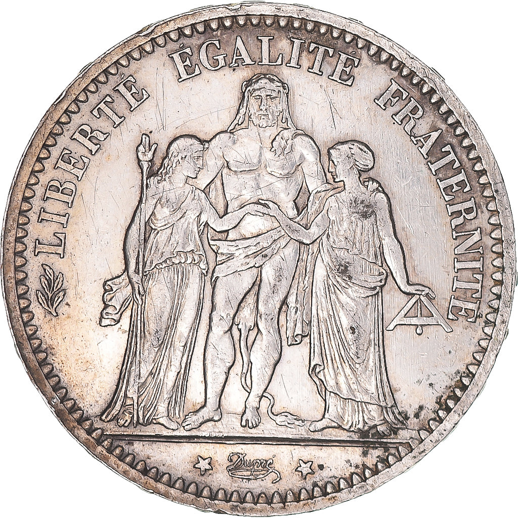 Coin, France, Hercule, 5 Francs, 1874, Paris, AU(50-53), Silver, KM:820.1