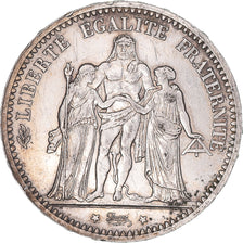 Coin, France, Hercule, 5 Francs, 1874, Paris, AU(50-53), Silver, KM:820.1