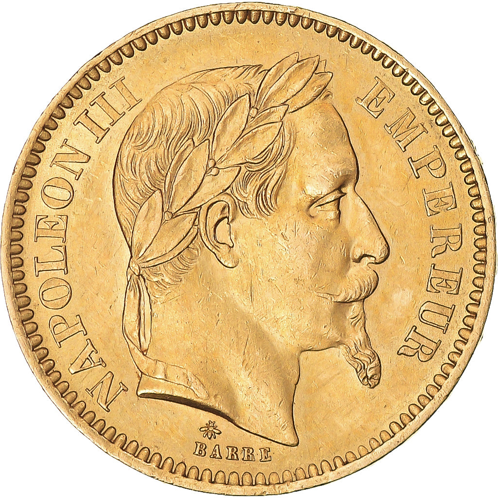 Monnaie, France, Napoléon III, 20 Francs, 1865, Paris, TTB+, Or, KM:801.1