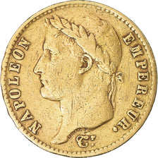 Moneta, Francia, Napoléon I, 20 Francs, 1810, Paris, B+, Oro, KM:695.1