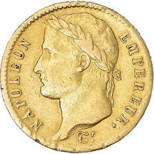 Moeda, França, Napoléon I, 20 Francs, 1813, Paris, VF(30-35), Dourado