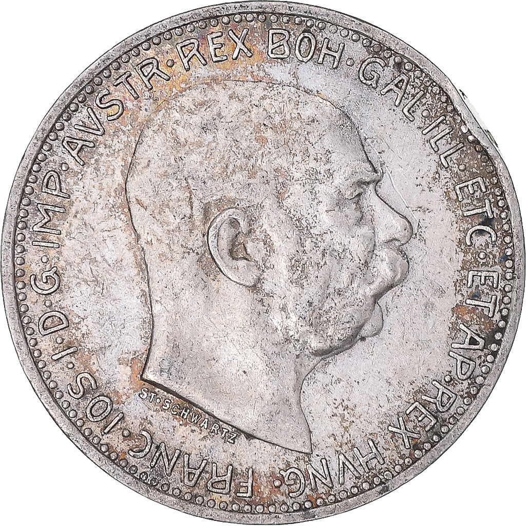 Münze, Österreich, Franz Joseph I, Corona, 1915, SS, Silber, KM:2820