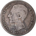 Münze, Spanien, Alfonso XII, Peseta, 1876, Madrid, SGE+, Silber, KM:672