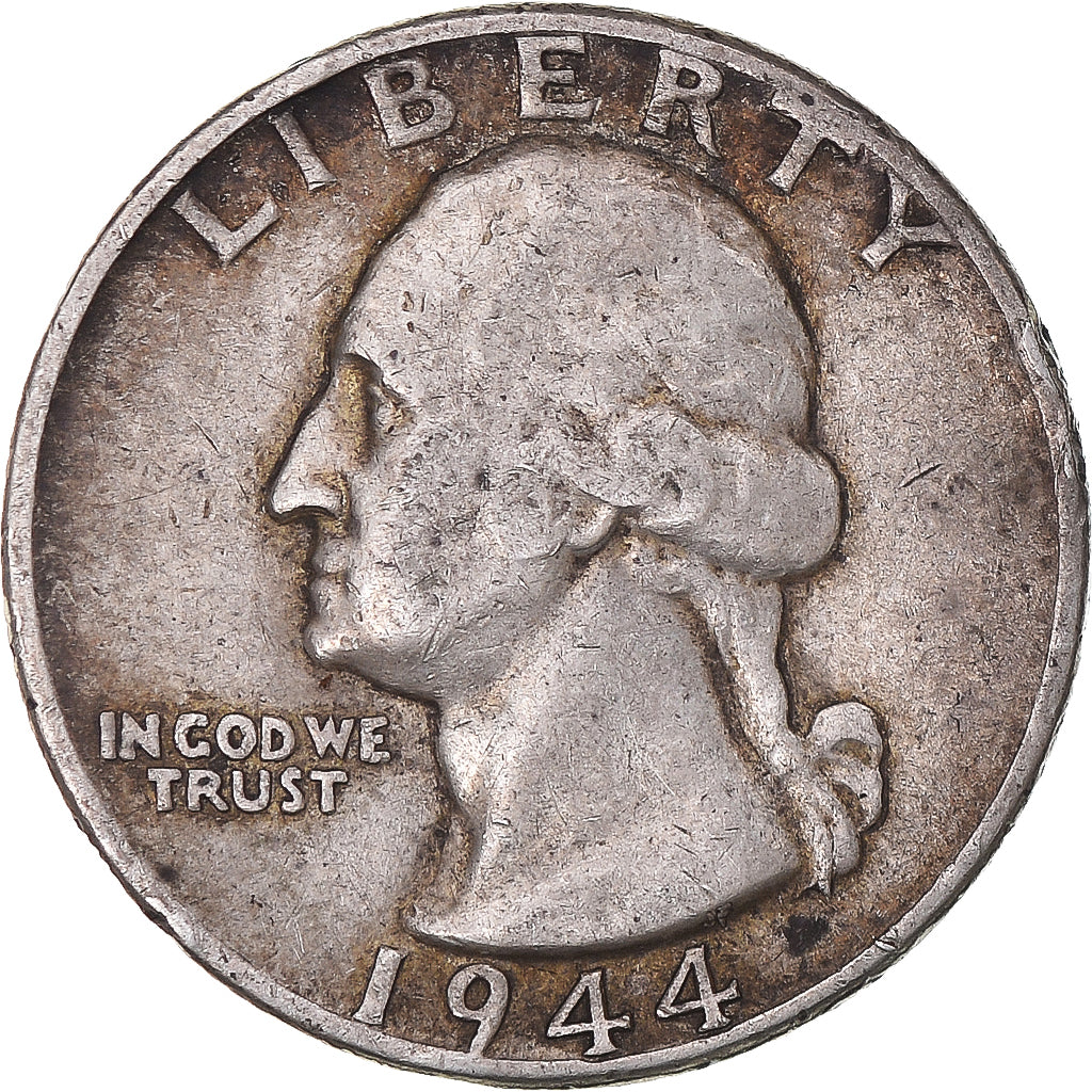 Moneta, Stati Uniti, Washington Quarter, Quarter, 1944, U.S. Mint, Philadelphia