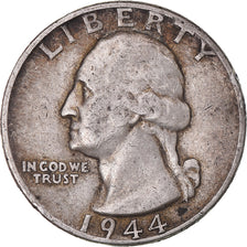 Moneta, Stati Uniti, Washington Quarter, Quarter, 1944, U.S. Mint, Philadelphia