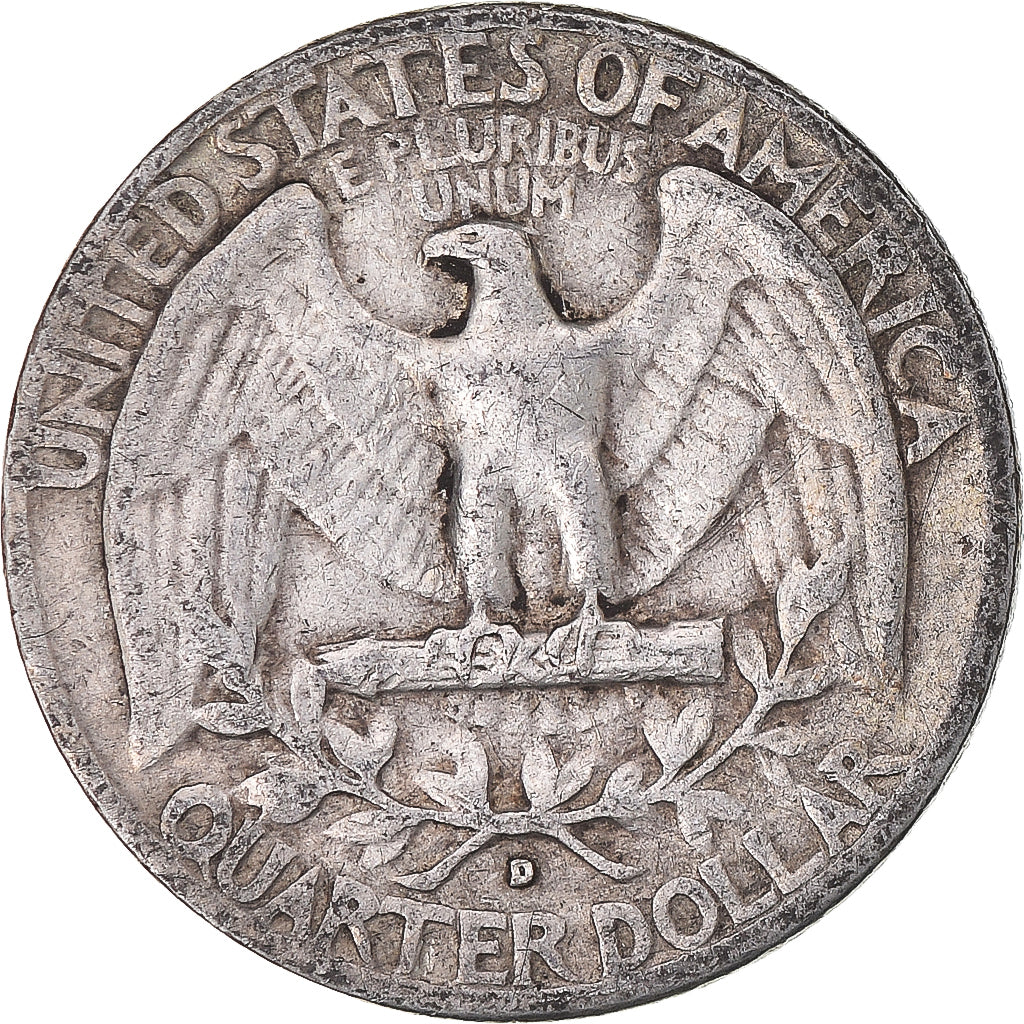 Moeda, Estados Unidos da América, Washington Quarter, Quarter, 1952, U.S. Mint