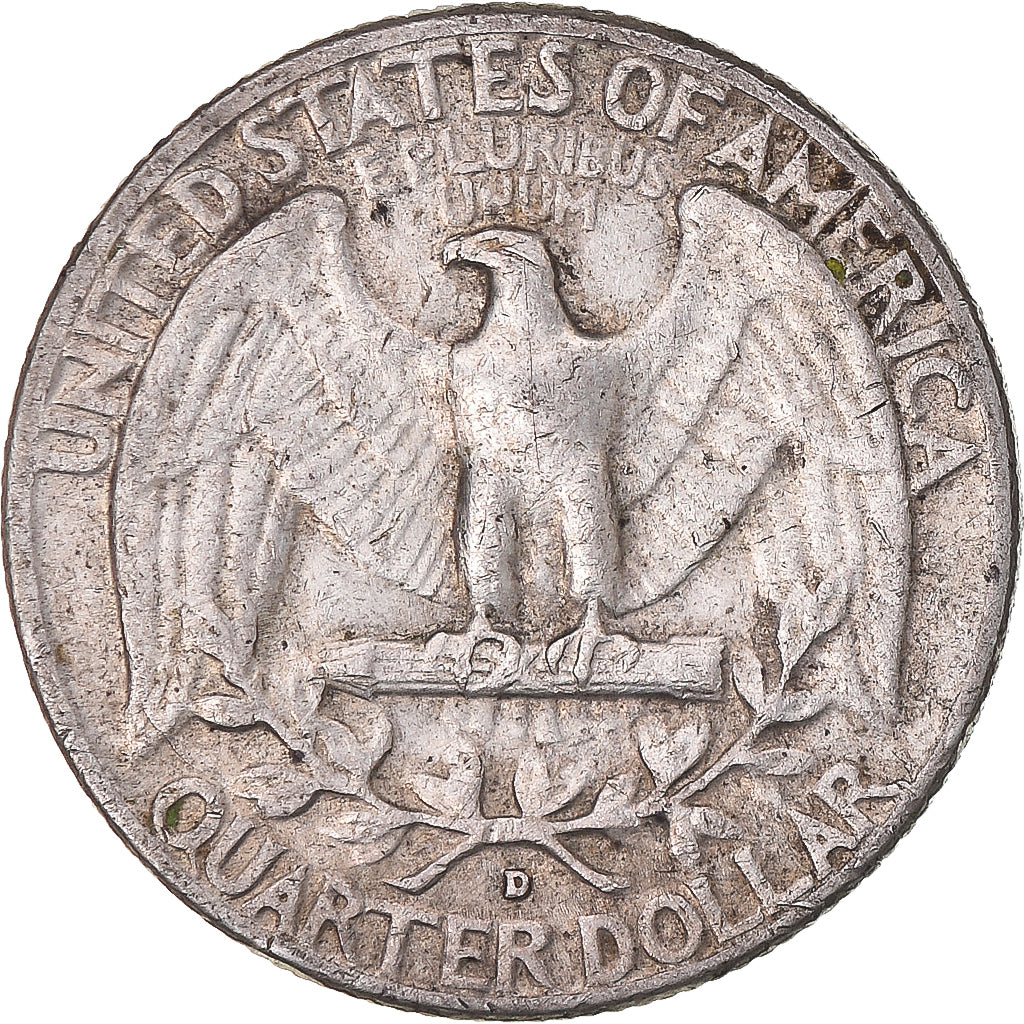 Coin, United States, Washington Quarter, Quarter, 1961, U.S. Mint, Denver