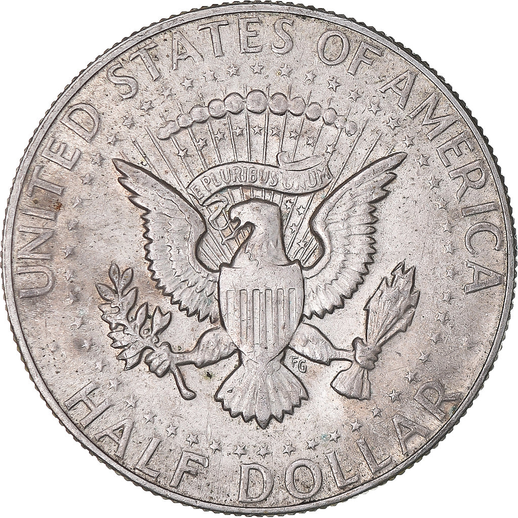 Moeda, Estados Unidos da América, Kennedy, Half Dollar, 1969, Denver