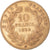 Moeda, França, Napoleon III, 10 Francs, 1864, Paris, VF(30-35), Dourado