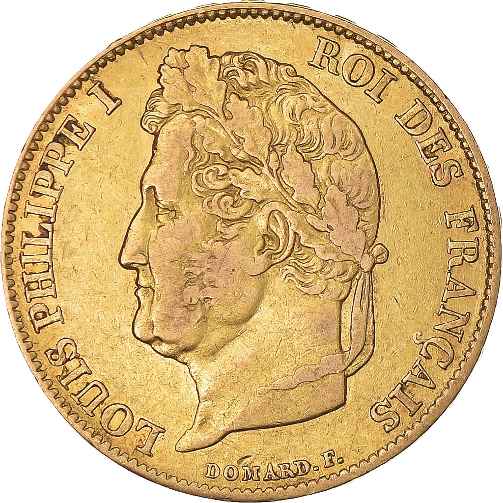 Münze, Frankreich, Louis-Philippe, 20 Francs, 1833, Rouen, S+, Gold, KM:750.2