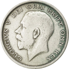Coin, Great Britain, George V, 1/2 Crown, 1920, VF(20-25), Silver, KM:818.1a