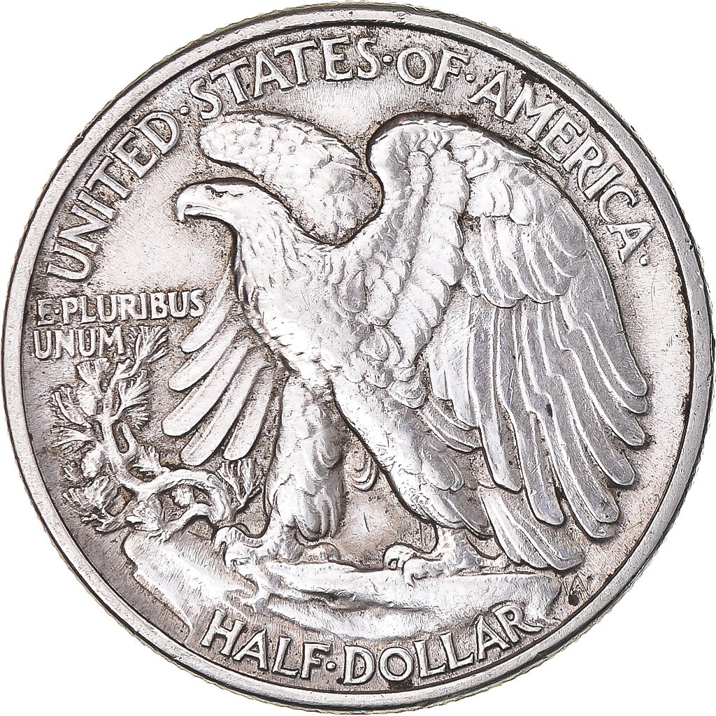 Moneta, Stati Uniti, Half Dollar, 1943, Philadelphia, BB, Argento, KM:142