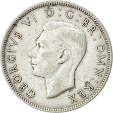 Coin, Great Britain, George VI, Florin, Two Shillings, 1943, EF(40-45), Silver
