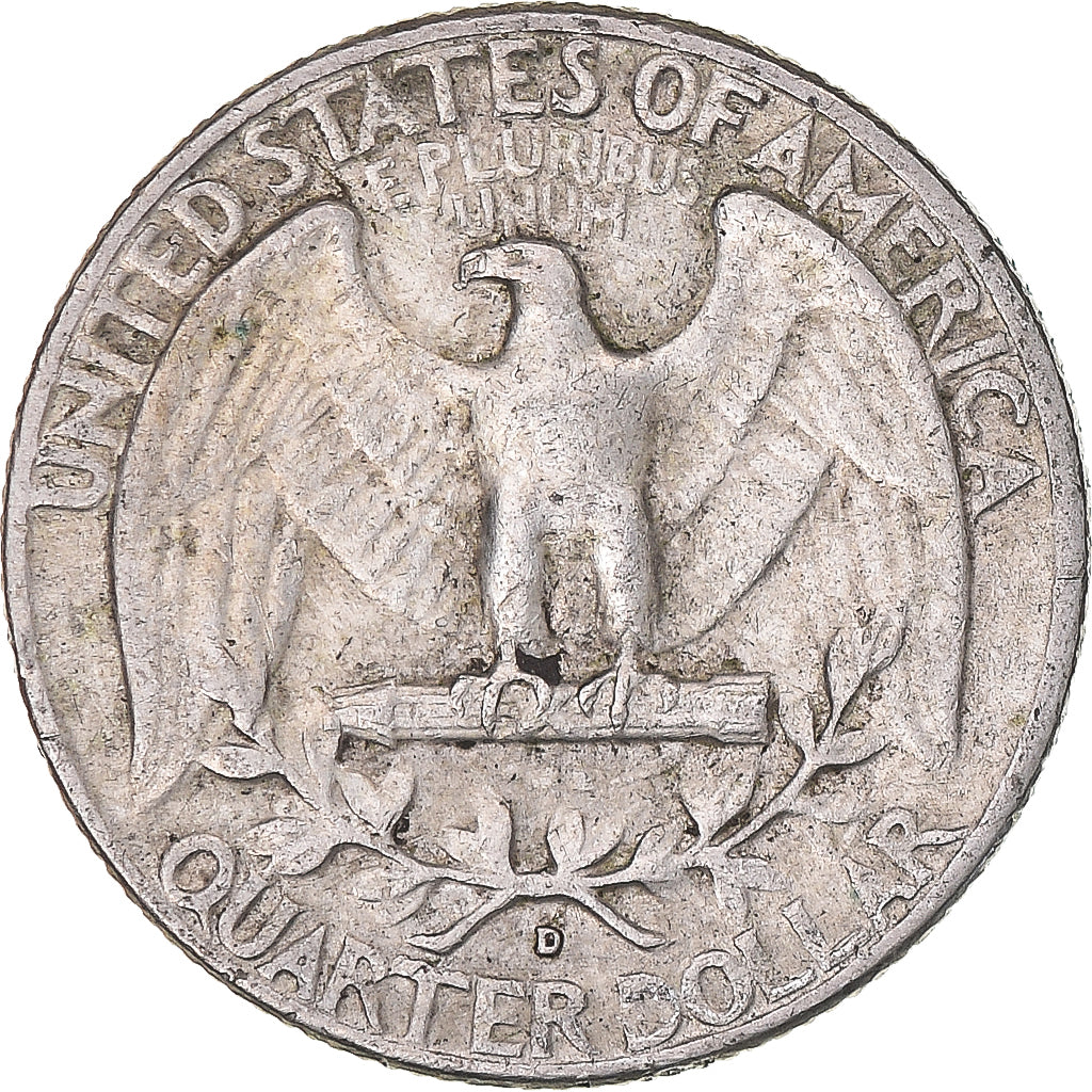 Moneda, Estados Unidos, Washington Quarter, Quarter, 1962, U.S. Mint, Denver