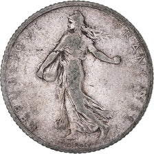 Coin, France, Semeuse, Franc, 1906, Paris, VF(20-25), Silver, KM:844.1