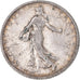 Münze, Frankreich, Semeuse, Franc, 1906, Paris, S, Silber, KM:844.1