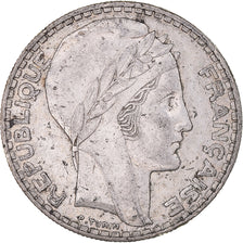 Coin, France, Turin, 20 Francs, 1937, Paris, EF(40-45), Silver, KM:879