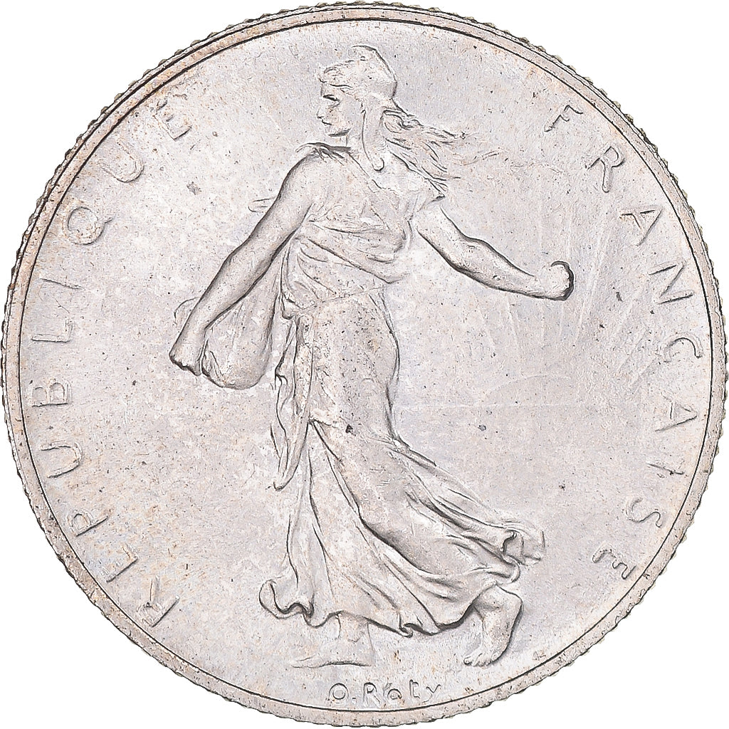 Münze, Frankreich, Semeuse, 2 Francs, 1918, Paris, VZ+, Silber, KM:845.1