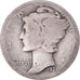 Coin, United States, Mercury Dime, Dime, 1928, U.S. Mint, Denver, F(12-15)