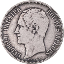 Coin, Belgium, Leopold I, 5 Francs, 5 Frank, 1850, VF(20-25), Silver, KM:17
