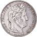 Moeda, França, Louis-Philippe, 5 Francs, 1847, Paris, VF(20-25), Prata