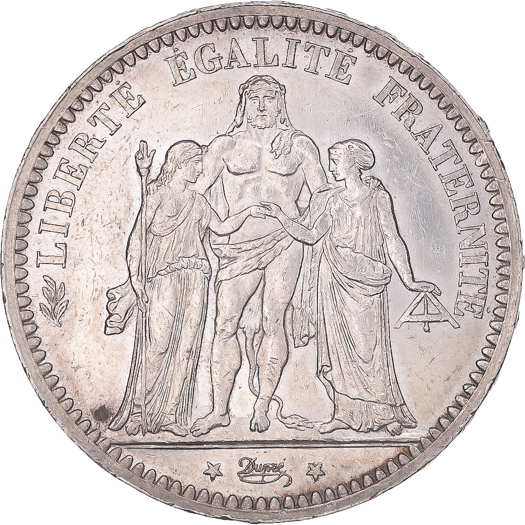 Coin, France, Hercule, 5 Francs, 1873, Paris, AU(55-58), Silver, KM:820.1
