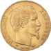 Moeda, França, Napoleon III, 20 Francs, 1858, Strasbourg, AU(50-53), Dourado