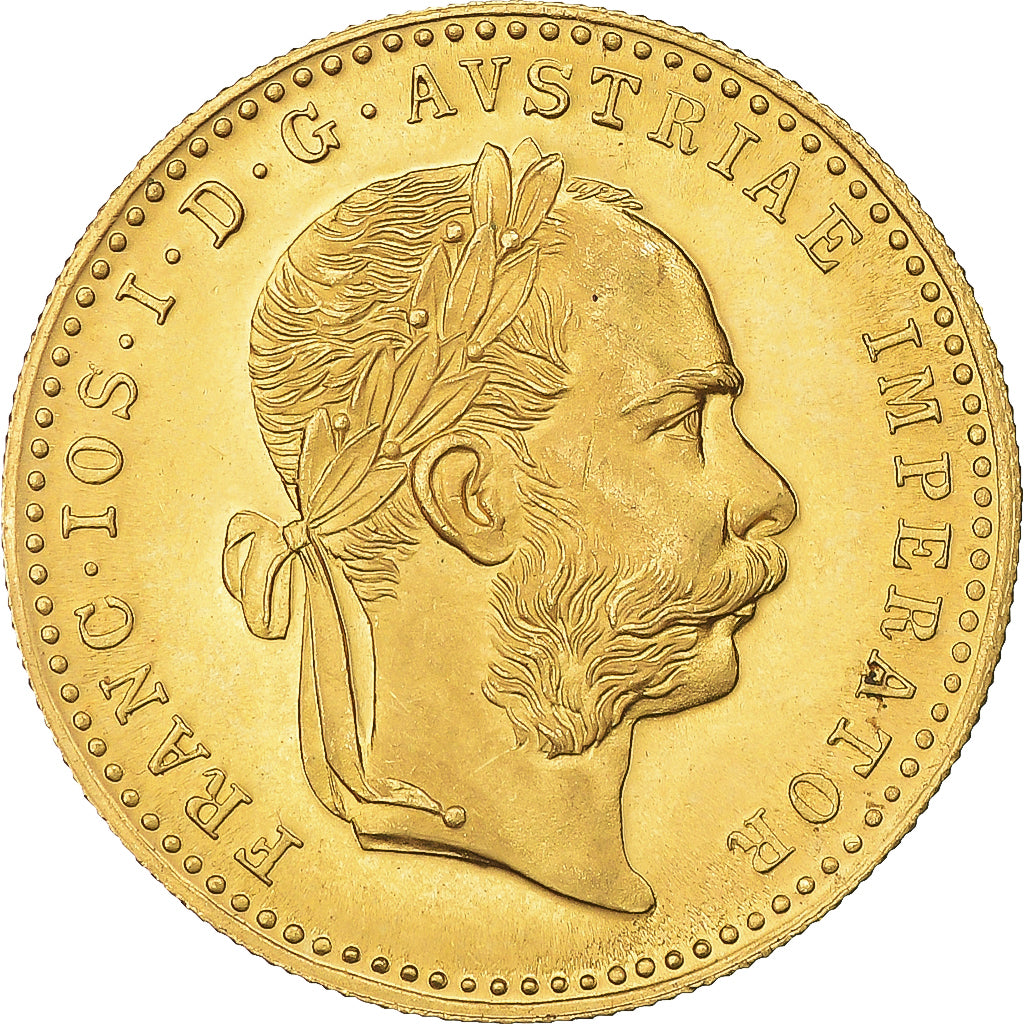 Moneta, Austria, Franz Joseph I, Ducat, 1915, Restrike, SPL+, Oro, KM:2267
