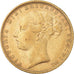 Coin, Great Britain, Victoria, Sovereign, 1884, London, EF(40-45), Gold, KM:752