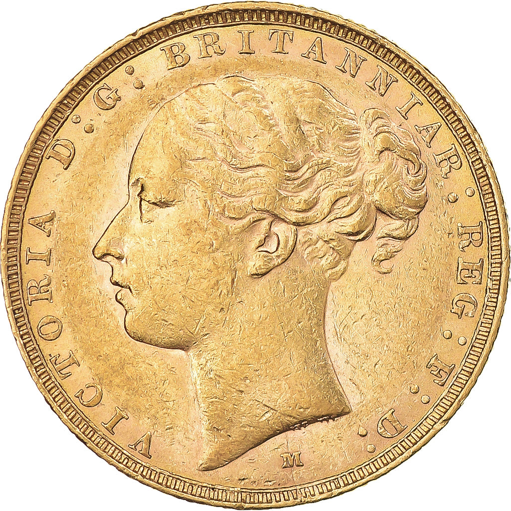 Coin, Australia, Victoria, Souverain, Sovereign, 1885, Melbourne, AU(50-53)