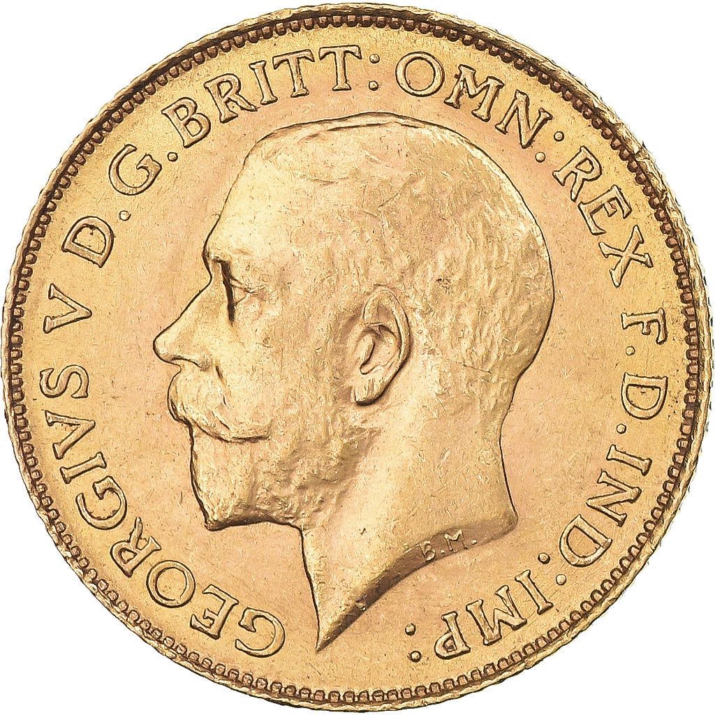 Moeda, África do Sul, George V, 1/2 Sovereign, 1926, Pretoria, AU(55-58)