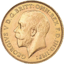 Moeda, África do Sul, George V, 1/2 Sovereign, 1926, Pretoria, AU(55-58)