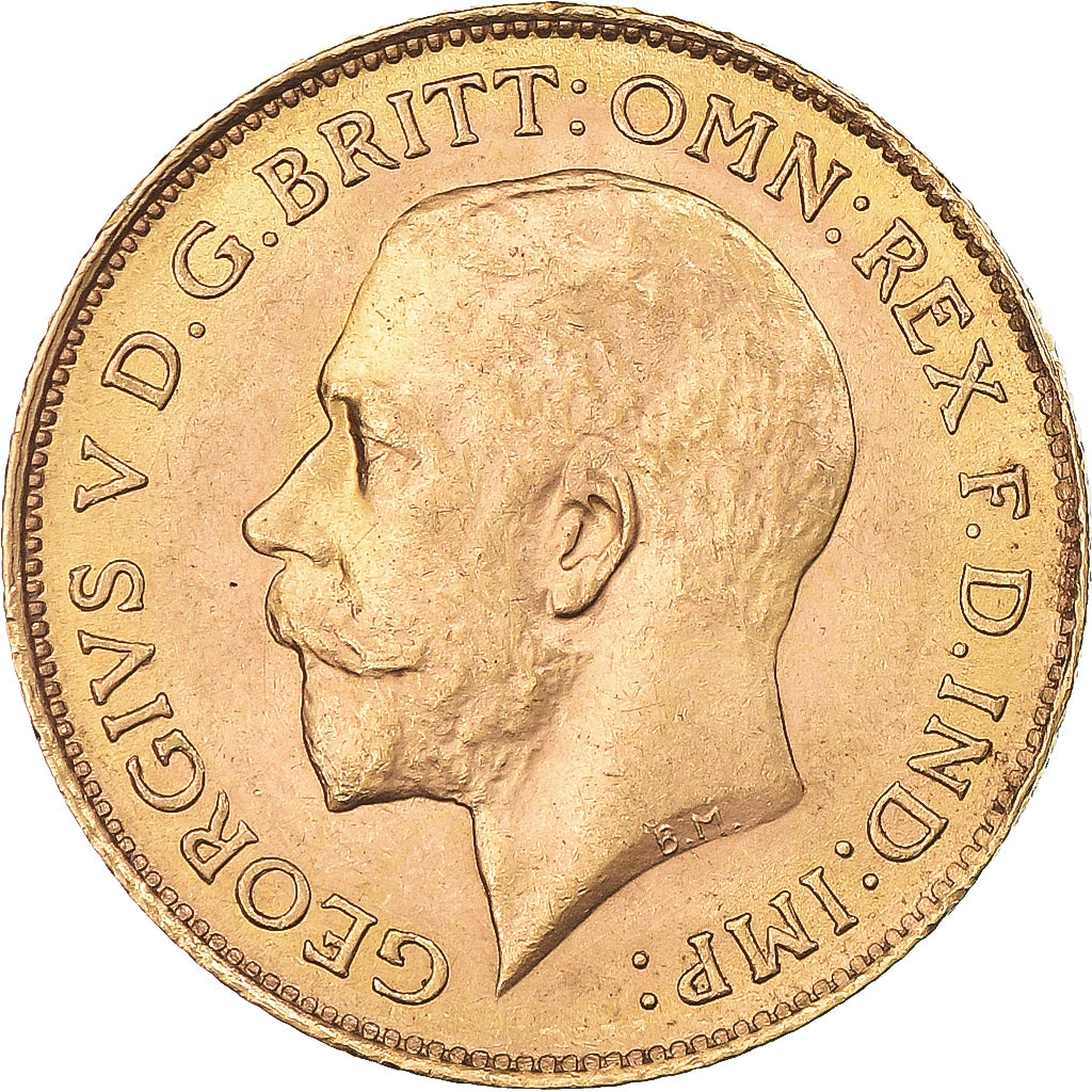 Moeda, África do Sul, George V, 1/2 Sovereign, 1926, Pretoria, MS(60-62)