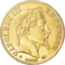 Munten, Frankrijk, Napoleon III, 10 Francs, 1862, Strasbourg, Hybrid issue, ZF