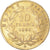 Moeda, França, Napoleon III, 10 Francs, 1864, Paris, VF(30-35), Dourado