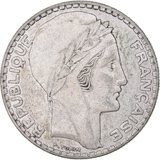 Coin, France, Turin, 20 Francs, 1937, Paris, EF(40-45), Silver, KM:879