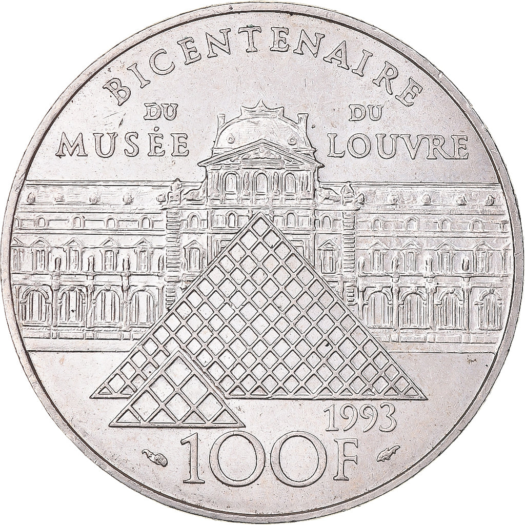 Münze, Frankreich, Liberté guidant le peuple, 100 Francs, 1993, VZ, Silber