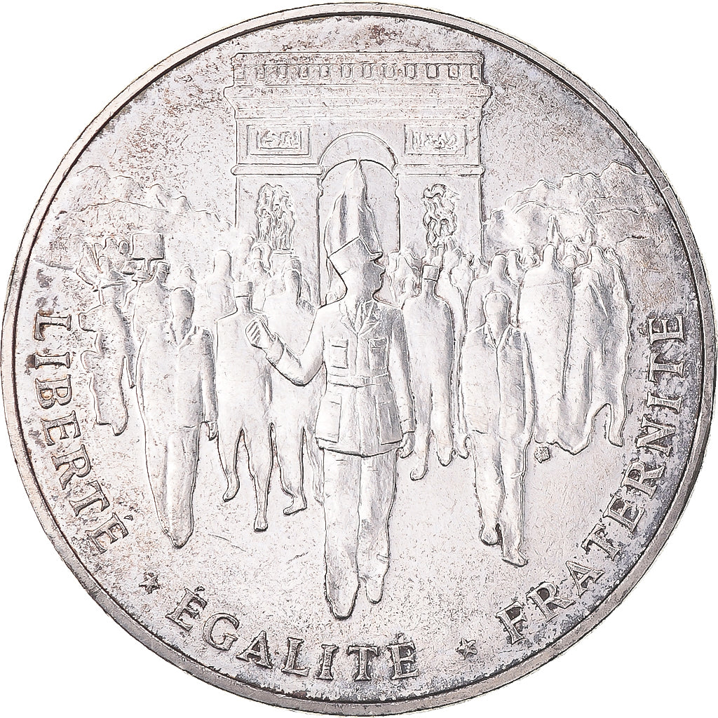 Münze, Frankreich, Libération de Paris, 100 Francs, 1994, SS+, Silber