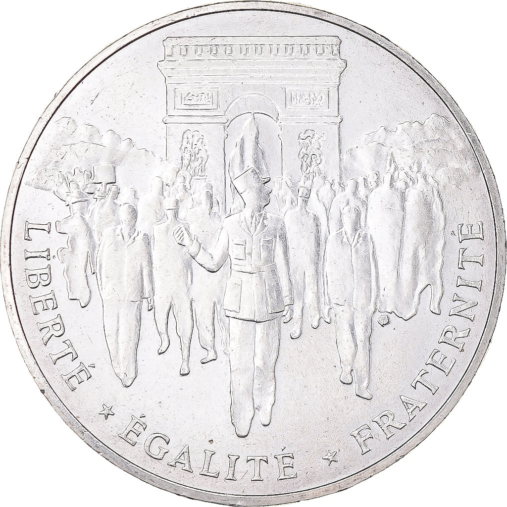 Moneta, Francia, Libération de Paris, 100 Francs, 1994, BB+, Argento