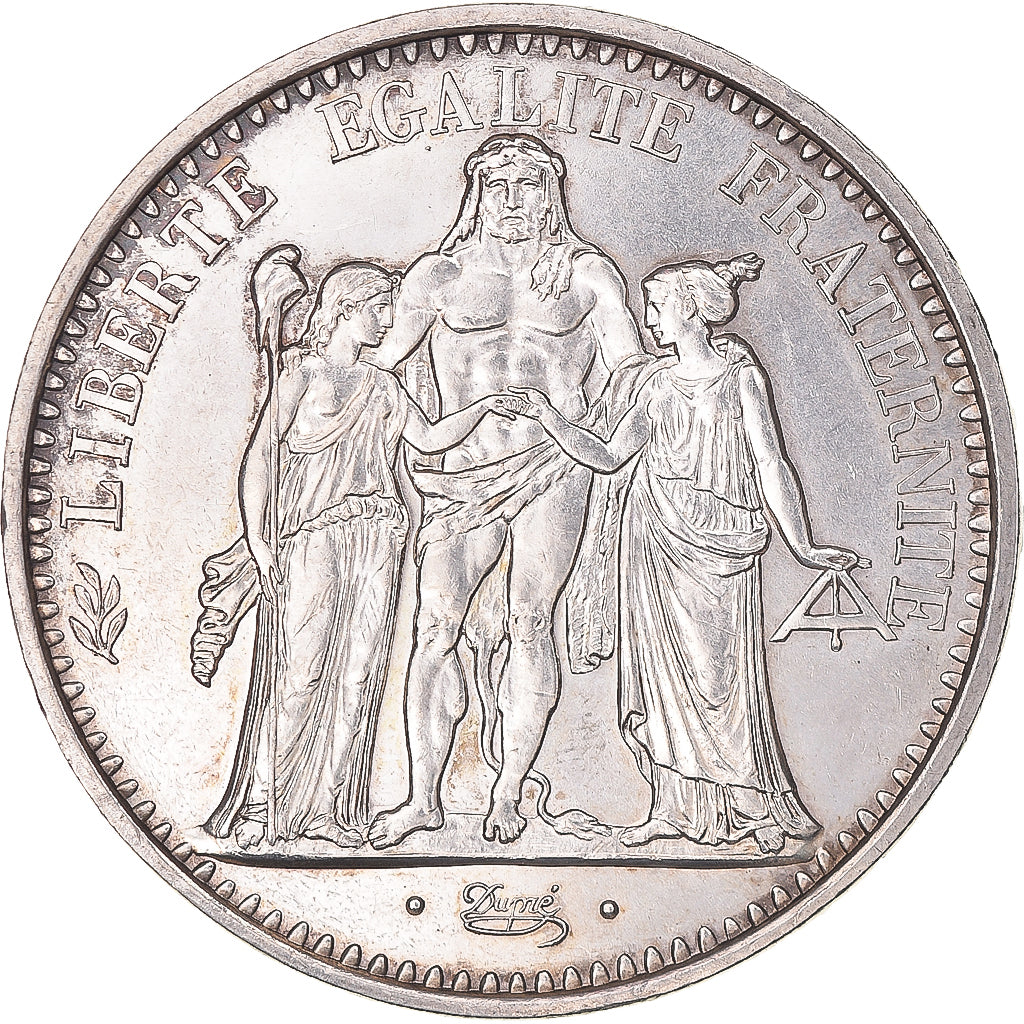Coin, France, Hercule, 10 Francs, 1971, Paris, MS(60-62), Silver, KM:932