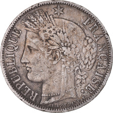 Moneta, Francia, Cérès, 5 Francs, 1851, Paris, MB, Argento, KM:761.1