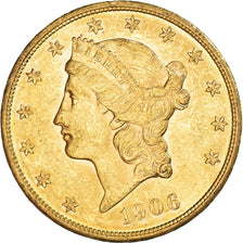 Münze, Vereinigte Staaten, Liberty Head, $20, Double Eagle, 1906, U.S. Mint